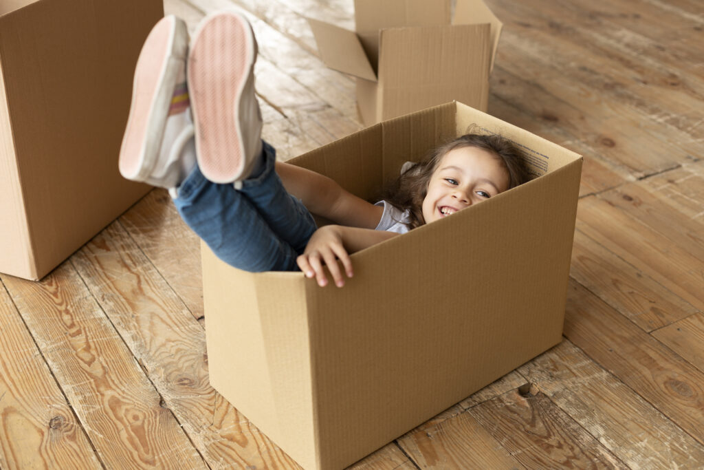 Déménager avec un enfant en bas âge